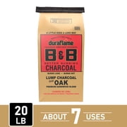 B&B Charcoal 20 Pound Oak Lump Charcoal
