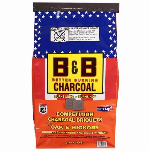 CHRCL BRIQTS HICKRY 8.8#(Pack of 1)