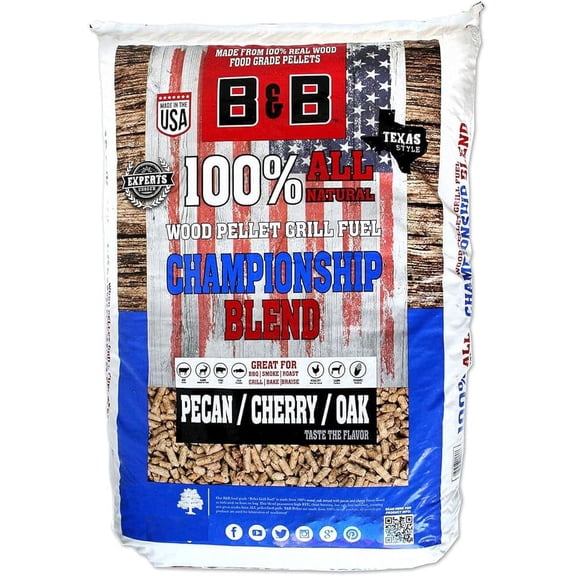 B&B Charcoal Championship Pellets 20 lb Bag