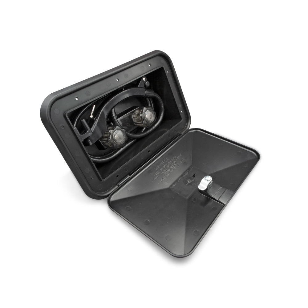 Black Wall Mounted Self-Contained Exterior Shower