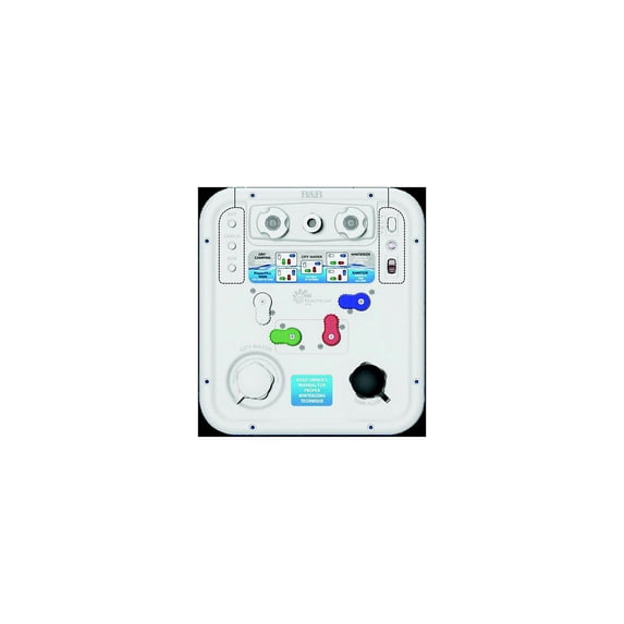 B&B Molders 94345 Nautilus P4 H2O Fresh Water System, Polar White