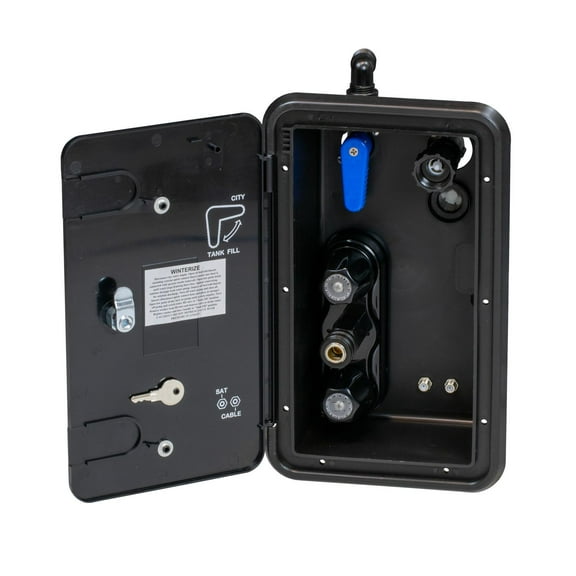 B&B Molders Docking Station 1/2" Swivel Connections for RV Water Management