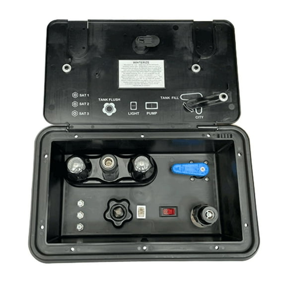 B&B Molders Docking Station with Shower Mixer for RV Water Management