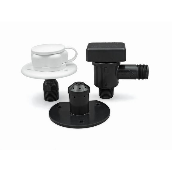 B&B Molders Flusher with Brass Check Valve for RV