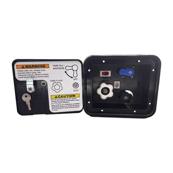 B&B Molders RV Mini-Docking Station, Black