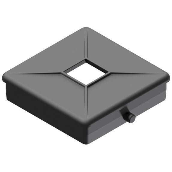 B&B Molders Rv Camper 4 1/4 inch Bumper Plug Endcap Plug with Tabs Black - PN 94161