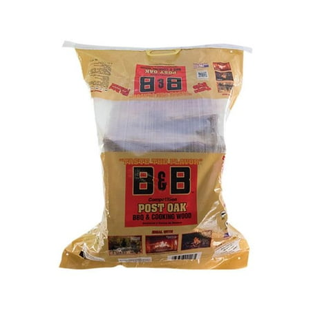B&B Post Oak BBQ Cooking Wood, 1.25 Cu. Ft.