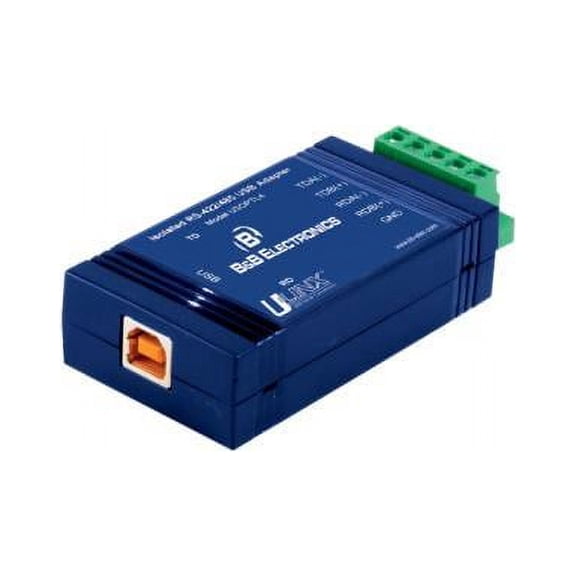 B&B USB To Isolated 422/485 W/Plug Term Block And Leds