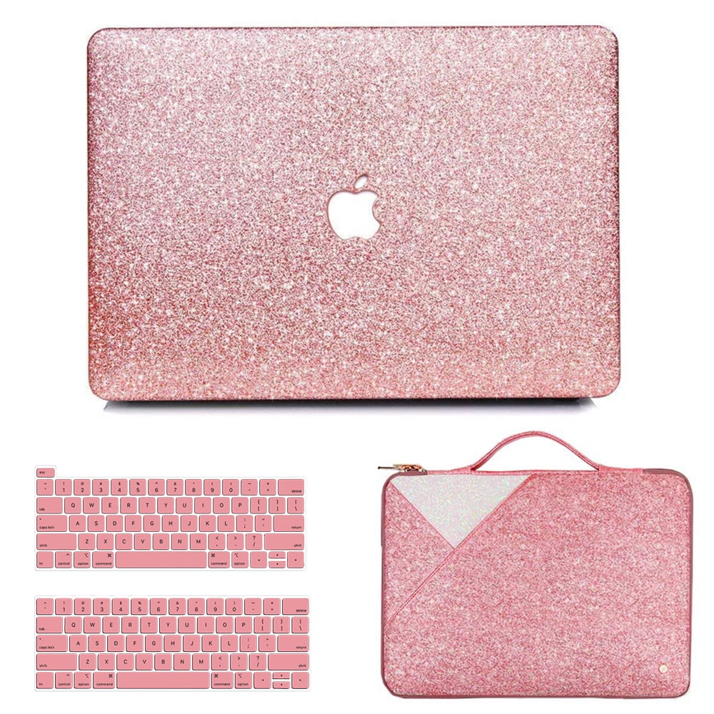 Rose Gold Glitter MacBook Case