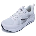 thumbnail image 1 of B BESUNEW Women's Plantar Fasciitis Orthotic Shoes Wide Toe Box Arch Support Walking Sneakers White US 8.5, 1 of 8
