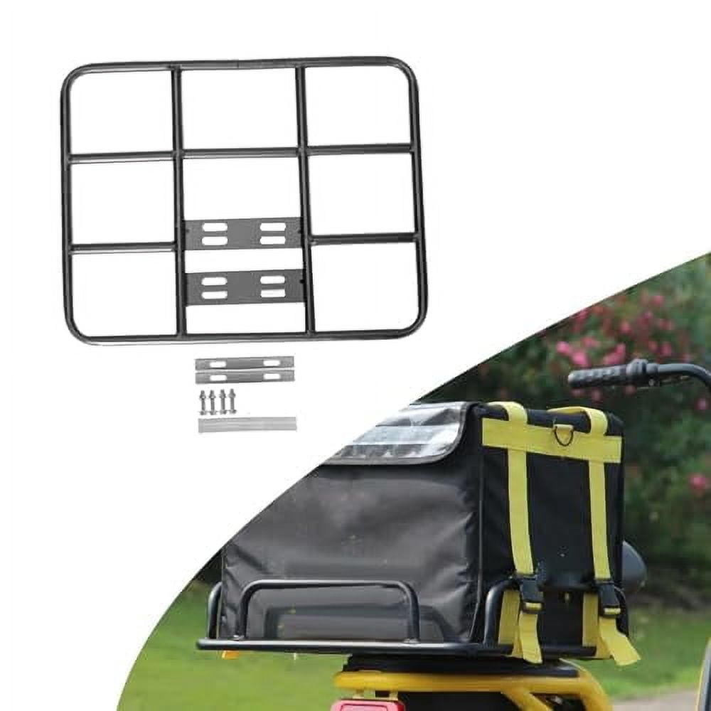 Porte-bagages Avant Vélo Universel - Acier Noir - Pour VTT Ou Vélo De Touring - Neuf