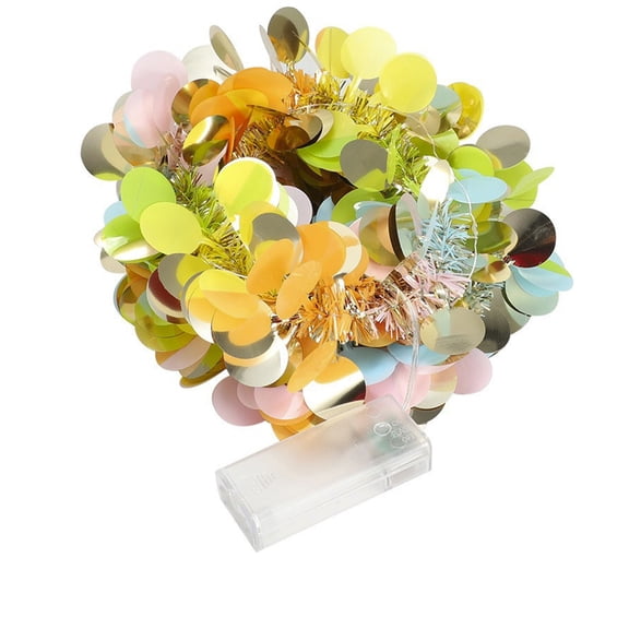 B Battery Operated Easter Ribbon And Tinsel String Lights For Party Decor Classrooms Offices Or Living Spaces Flexible And Safe For Use In Various Settings Brightens Up Any Holiday Gatheri