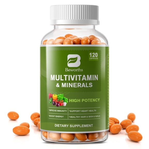 B Beworths Multivitamin & Minerals Capsules, 120 Capsules