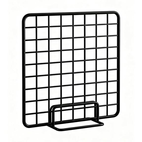 B Black White Grid Display Stand With Clips For Art Craft Kids School