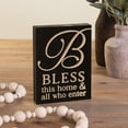 thumbnail image 1 of B Bless This Home And All Who Enter Word Block, 1 of 2