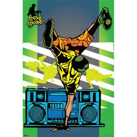 B-Boy Poster Print - 24 x 36 in.