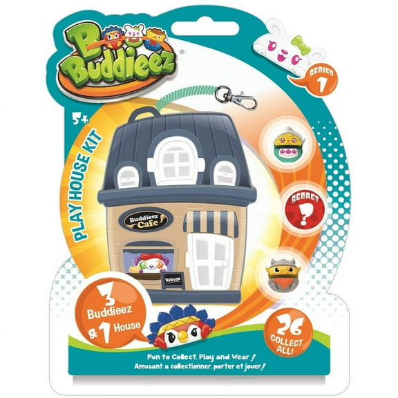 B Buddieez House with 3 Buddieez