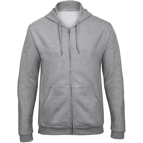 B&C Adults ID.205 50/50 Full Zip Hooded Sweatshirt