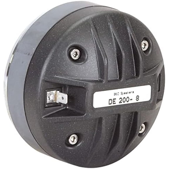 B&C DE200-8 1" Titanium Horn Driver 8 Ohm 2/3-Bolt$$Music