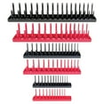 thumbnail image 1 of B&C Home Goods 6 Piece SAE & Metric Tray Socket Holder Toolbox Organizer, 1 of 6