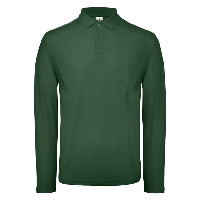 B&C ID.001 Mens Long Sleeve Polo