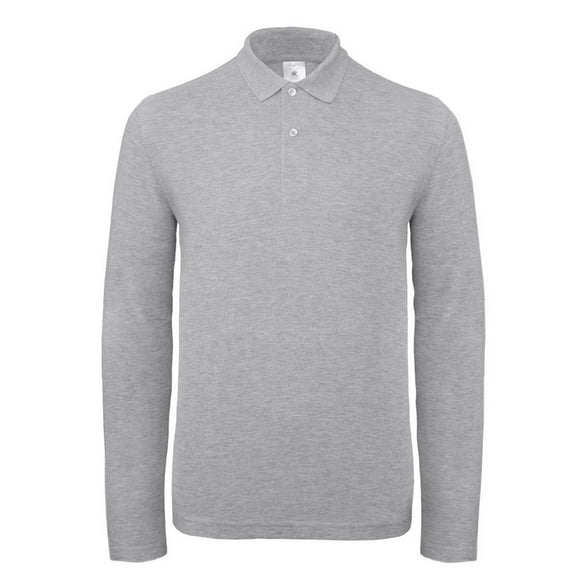 B&C ID.001 Mens Long Sleeve Polo