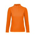 thumbnail image 1 of B&C ID.001 Womens Long Sleeve Polo, 1 of 2