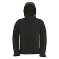 thumbnail image 1 of B&C Mens Hooded Softshell Breathable, Waterproof & Windproof Jacket (Fleece Lini, 1 of 2