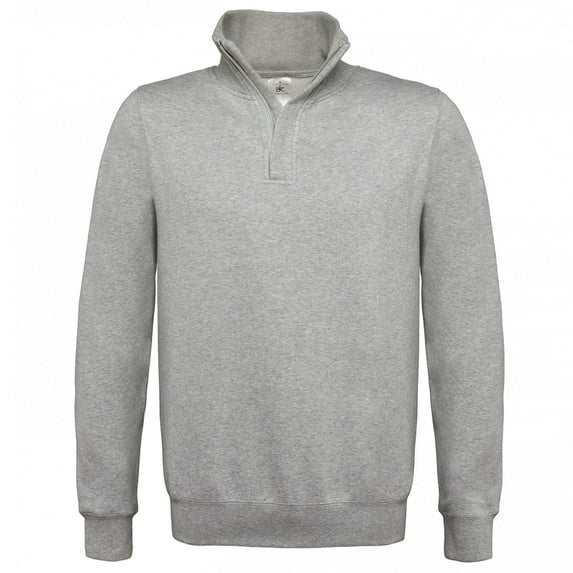 B&C Mens ID.004 1/4 Zip Sweatshirt