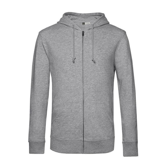 B&C Mens Zipped Hoodie