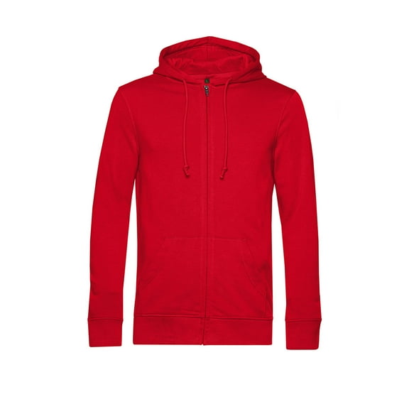 B&C Mens Zipped Hoodie