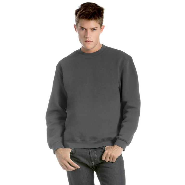 Black crew online neck sweatshirt walmart
