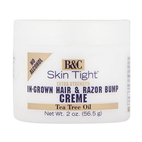 B&C Skin Tight In Grown Hair And Razor Bump Creme Extra Strength, 2 Oz