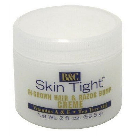 B & C Skin Tight Ingrown Hair & Razor Bump Creme 2 oz. (Pack of 2)