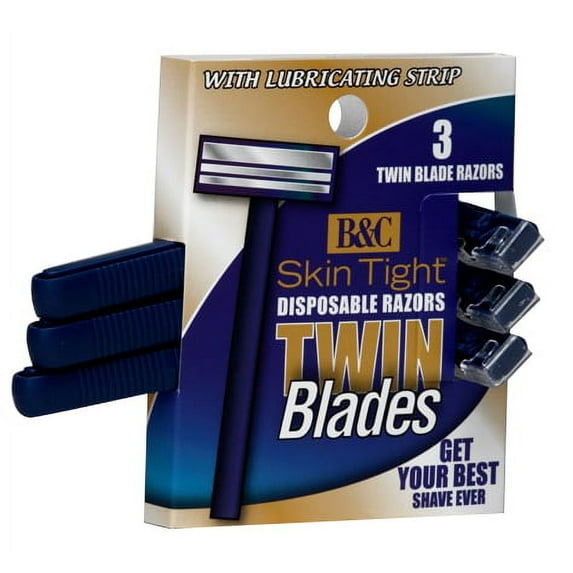 B&C Skin Tight Twin Blade Razor