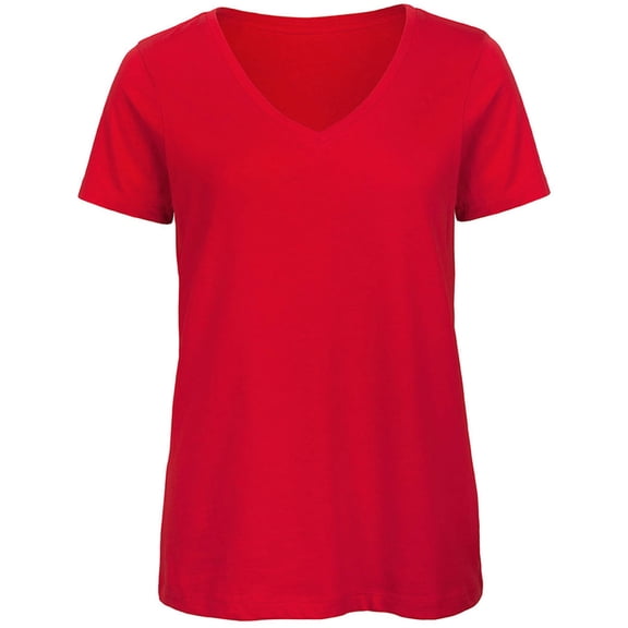B&C Womens Favourite Cotton V-Neck T-Shirt