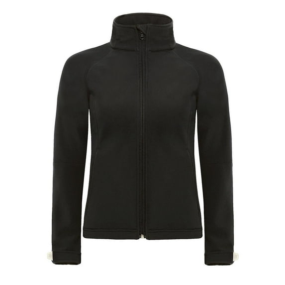 B&C Womens Hooded Premium Softshell Jacket (Windproof, Waterproof & Breathable)
