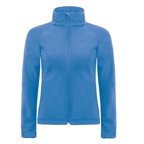 B&C Womens Hooded Premium Softshell Jacket (Windproof, Waterproof & Breathable)