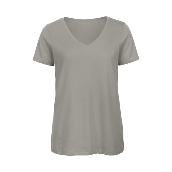 B&C Womens Inspire Natural Cotton V Neck T-Shirt