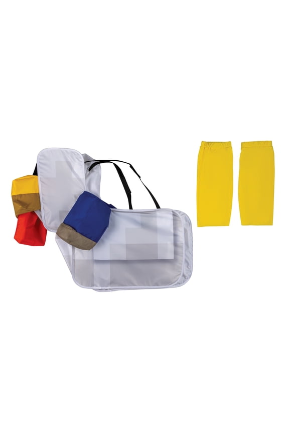 Minecraft 'Chicken Jockey' Costume for Children & Adults, Universal Unisize 8+