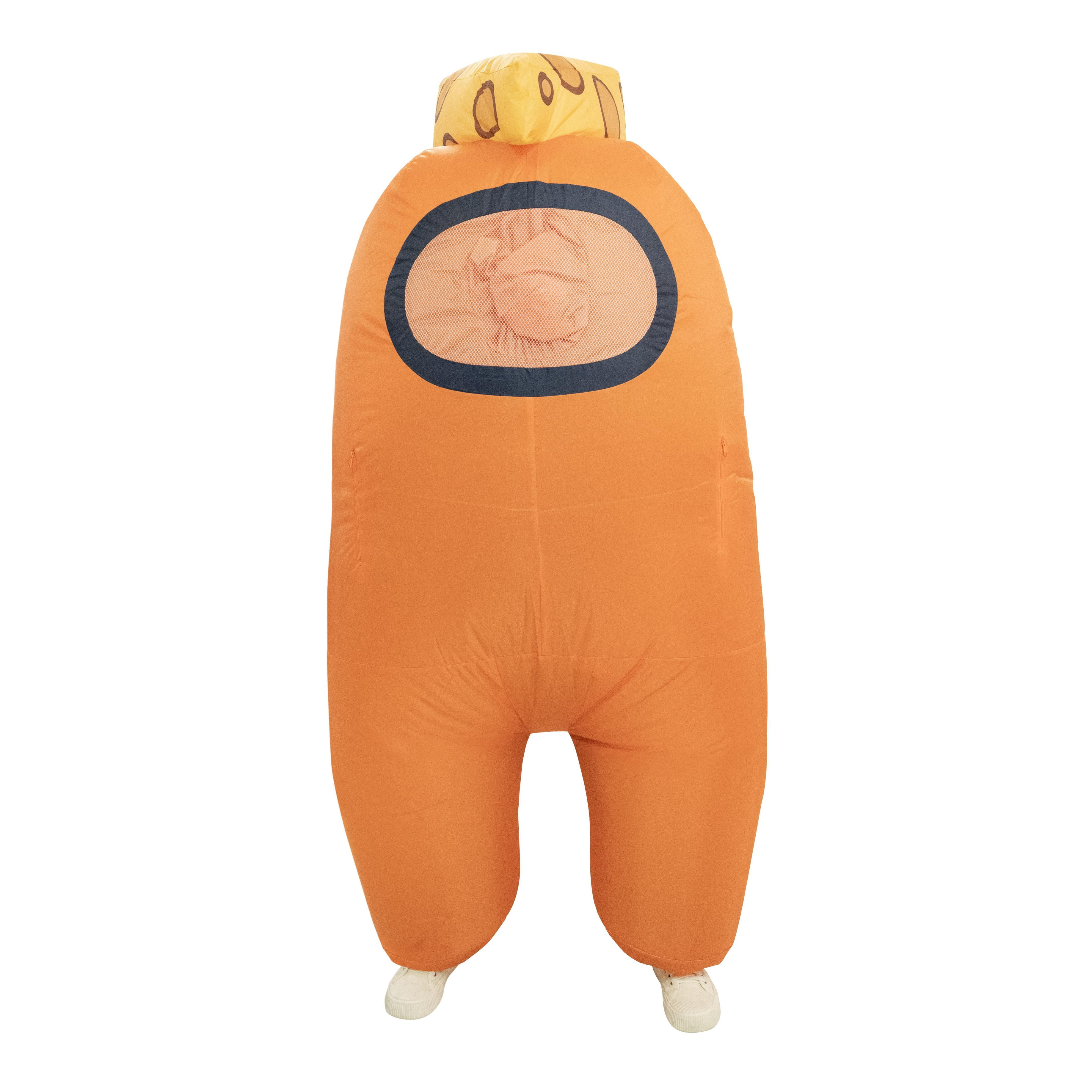 Among Us Cheese Impostor Inflatable Halloween Costume for Children, One Size Fits Most, by Maxx Marketing