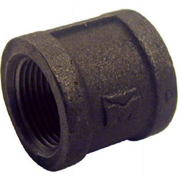 B-CPL10 1 in. Black Right Hand Coupling