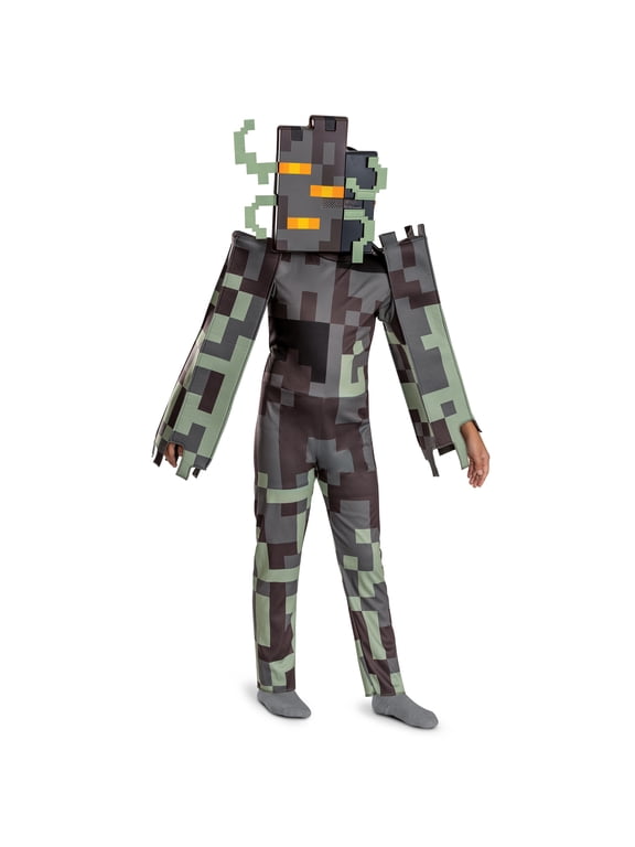 Minecraft Creaking Halloween Costume for Children, Boys Size L (10/12), by Disguise