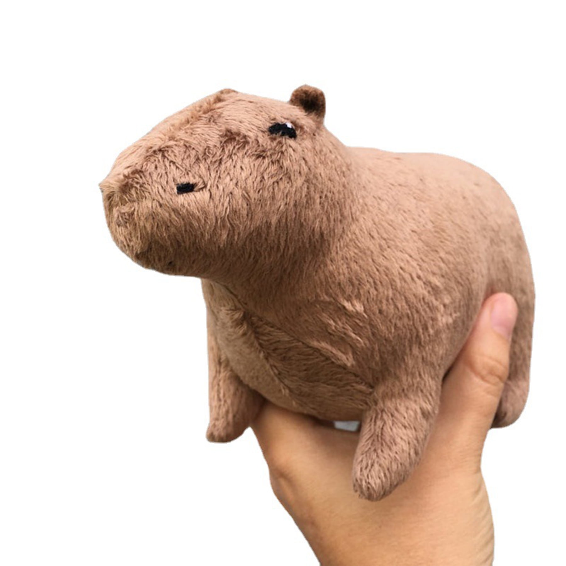B-CREATOR Capybara Plush Toy - (6.7inches, 2-Pack)Realistic and Huggable Stuffed Animal for Kids and Adults
