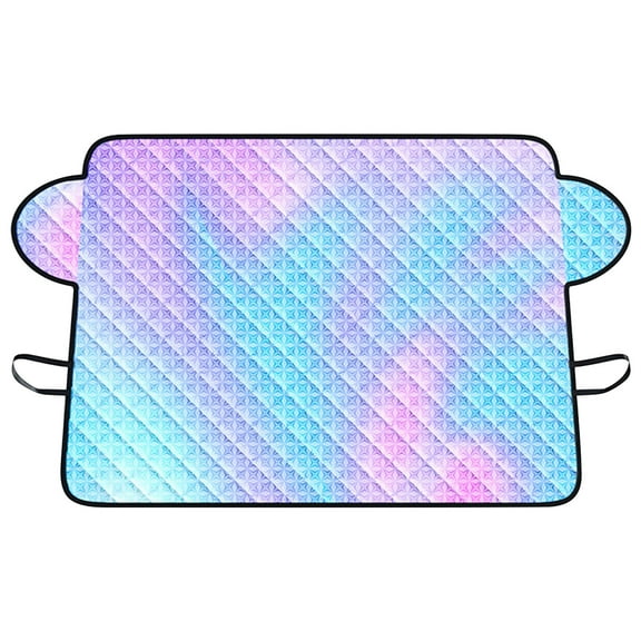 B Car Snow Cover Design B For Winter Weather And Antifreeze Use Plastic Construction 1-Pack Car Cover