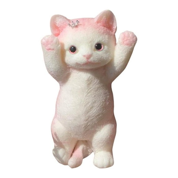 B Catss Hands Up Catss Kneading Stress Relieving Toy Girl Plush Toy Simulation Catss Kneading 1Pc Soft Plush Cat Pinch Toy For Stress Relief Kids Gift 1.17 Lb