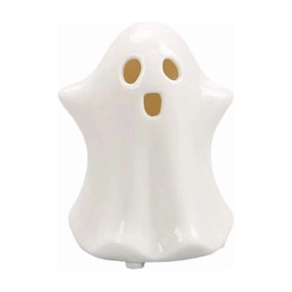 B Ceramic Ghost Night Light Halloween Ornament, Cute Funny Desktop Decor For Home And Shelf B