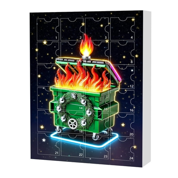 B Christmas Countdown Calendar - Advent Calendar With Surprise Boxes, Holiday Tradition
