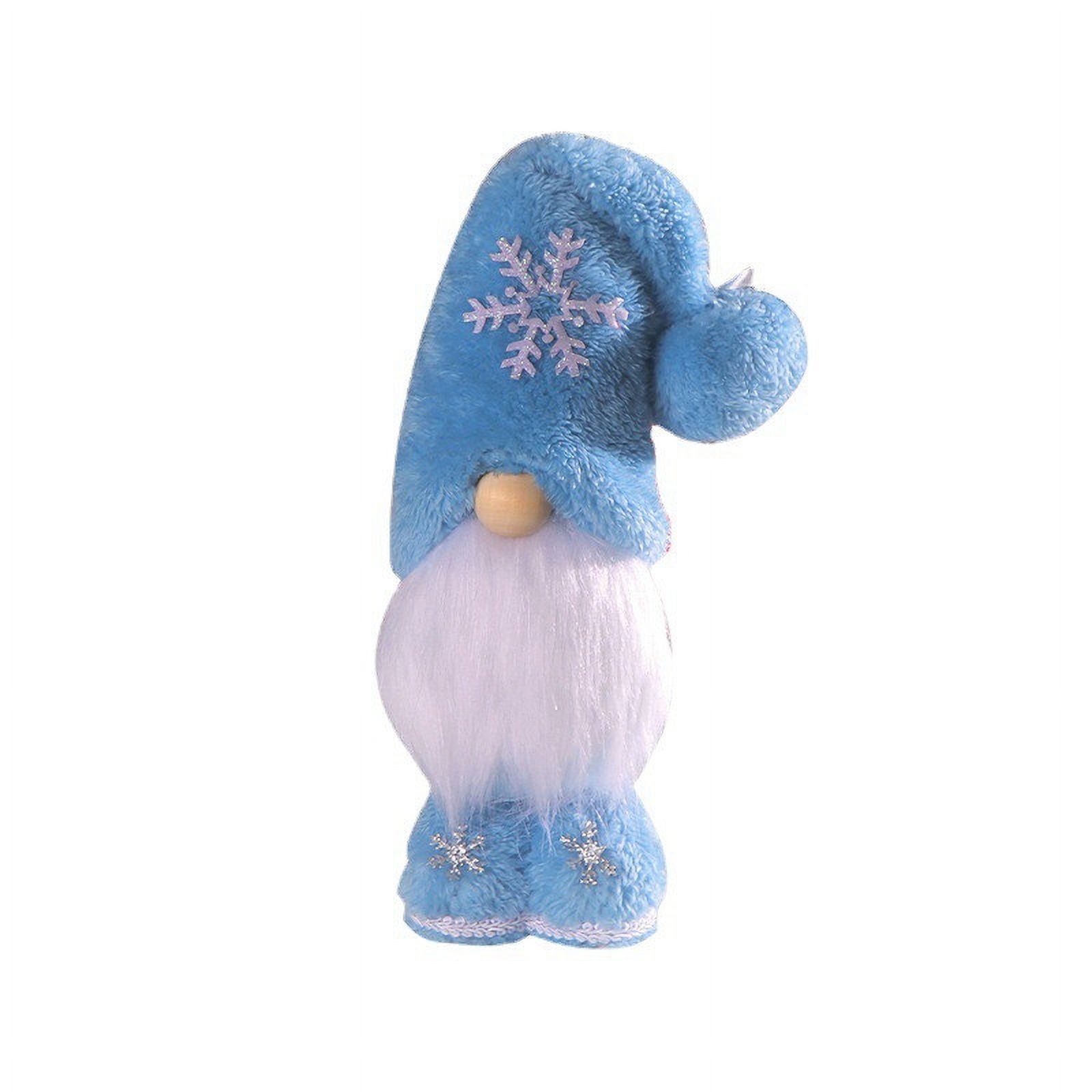 B Christmas Faceless Doll Standing Snowflake Decoration Ornaments ...