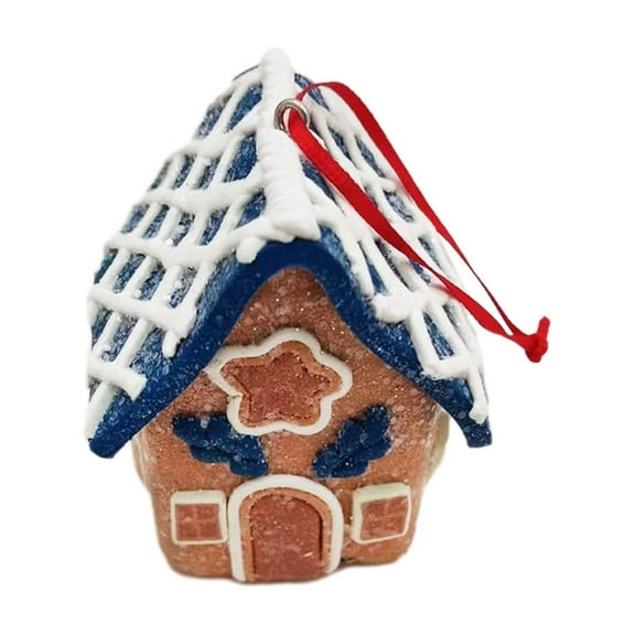 B Christmas Village House Decoration Ceramic Small House Ornament With Multicolor Design For Holiday Display Style B